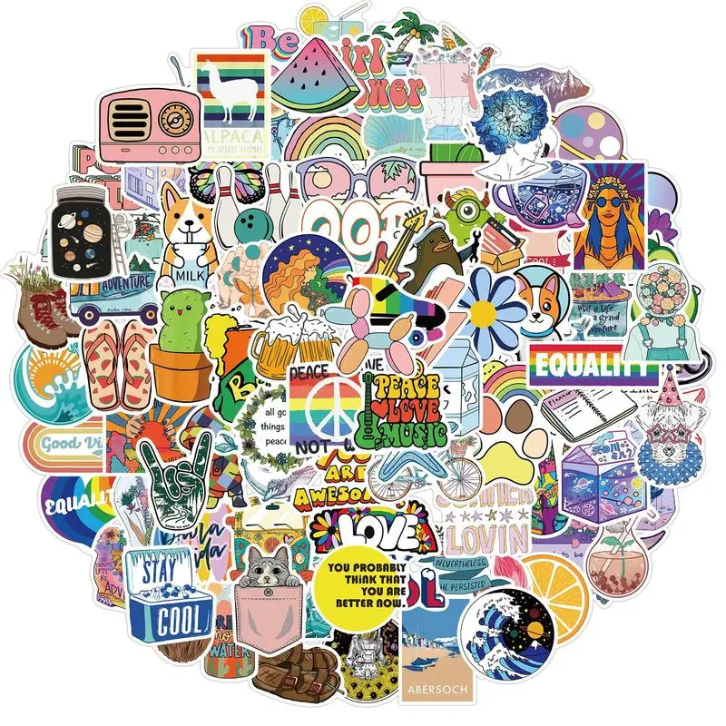 10/50/100Pcs VSCO Vinyl Stickers Girl Essential Stuff for Water Bottles Stickers Suitable for Photo Luggage Laptop Stickers
10/50/100Pcs VSCO Vinyl Stickers Girl Essential Stuff for Water Bottles Stickers Suitable for Photo Luggage Laptop Stickers