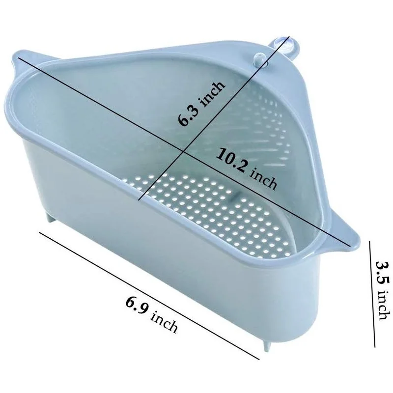 Kitchen Vegetable Fruits Drainer Basket Suction Cup Sponge Storage Rack Tool Sink Filter Shelf Triangular Sink Strainer Drain
Kitchen Vegetable Fruits Drainer Basket Suction Cup Sponge Storage Rack Tool Sink Filter Shelf Triangular Sink Strainer Drain
