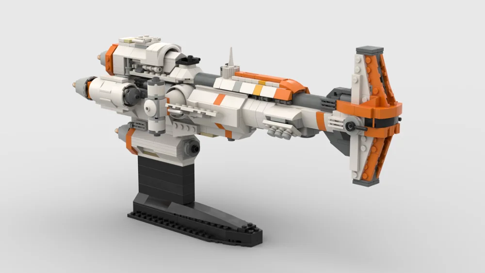 621PCS 2021 New technology building block MOC space hammer Corvette (micro fleet scale) assembly of children toy gift model
621PCS 2021 New technology building block MOC space hammer Corvette (micro fleet scale) assembly of children toy gift model