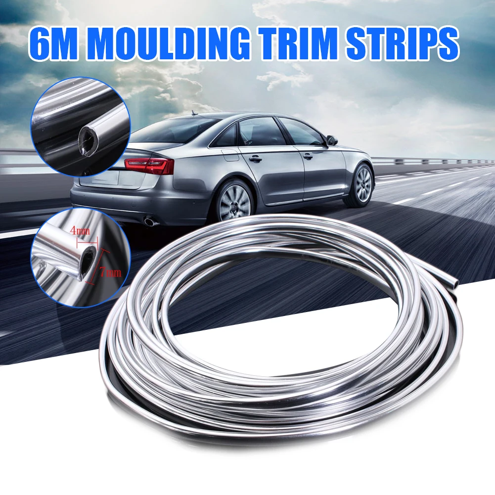 Car Door Edge Scratch Guard Protector Cover Strip Roll Chrome Moulding Trim Strip 6M Chrome Moulding Trim Strip Car Accessories
Car Door Edge Scratch Guard Protector Cover Strip Roll Chrome Moulding Trim Strip 6M Chrome Moulding Trim Strip Car Accessories