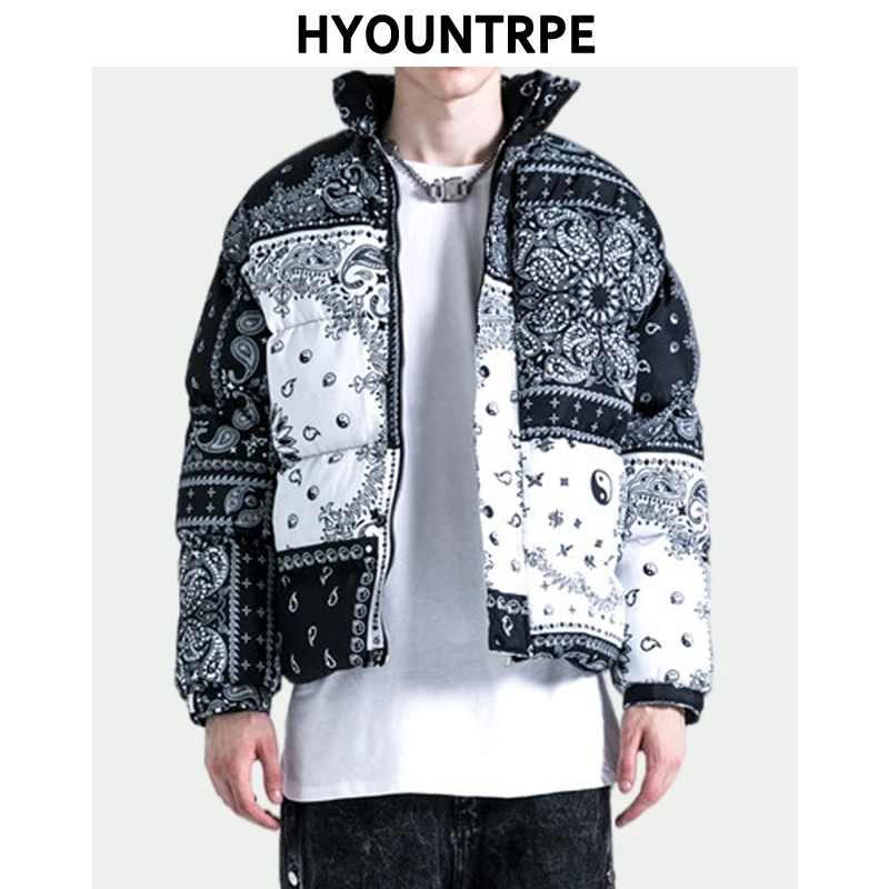 Men Paisley Printed Jackets Coats Parka New Autumn Winter Streetwear Harajuku Cotton Padded Zipper Jacket Coat Outerwear Hipster
Men Paisley Printed Jackets Coats Parka New Autumn Winter Streetwear Harajuku Cotton Padded Zipper Jacket Coat Outerwear Hipster