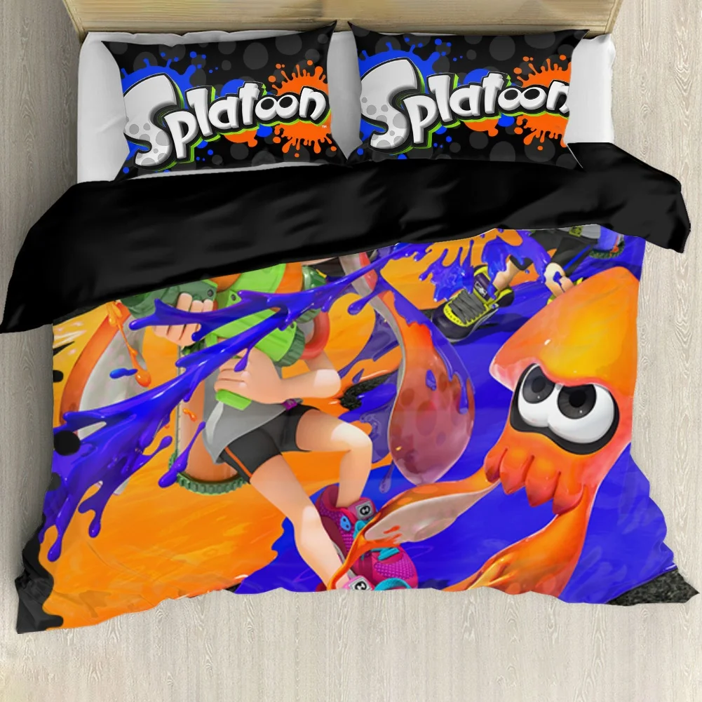 Популярный игровой комплект постельного белья Splatoon 2 с мультяшным принтом пододеяльник подушка чехол для детей взрослых полный размер поли...
Популярный игровой комплект постельного белья Splatoon 2 с мультяшным принтом пододеяльник подушка чехол для детей взрослых полный размер поли...