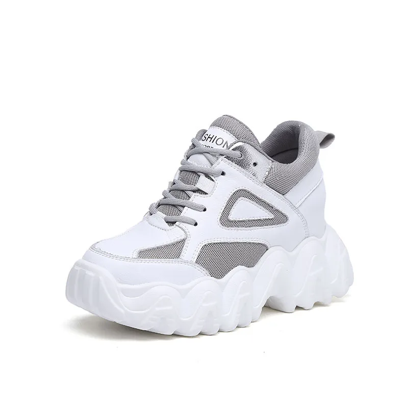 SWONCO Sneakers White Women's Shoes Spring 2020 New Female Casual Shoes Wedges Chunky High Heel Sneakers Women Wedges Sneaker
SWONCO Sneakers White Women's Shoes Spring 2020 New Female Casual Shoes Wedges Chunky High Heel Sneakers Women Wedges Sneaker