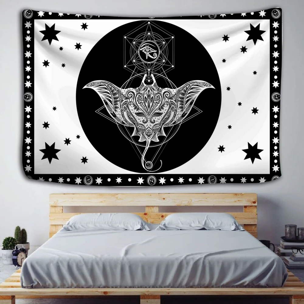 Geometric Tarot Tapestry Wall Hanging Hippie Moon Wolf Witchcraft Decoration Skull Decoration Tapestry Wall Blanket
Geometric Tarot Tapestry Wall Hanging Hippie Moon Wolf Witchcraft Decoration Skull Decoration Tapestry Wall Blanket