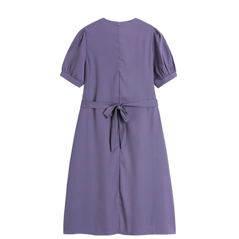 Korean Fake Two Piece Short Sleeve O Neck Women's Dress 2021 Summer Solid Loose Vestido De Mujer Simple Soft All Match Robe
Korean Fake Two Piece Short Sleeve O Neck Women's Dress 2021 Summer Solid Loose Vestido De Mujer Simple Soft All Match Robe