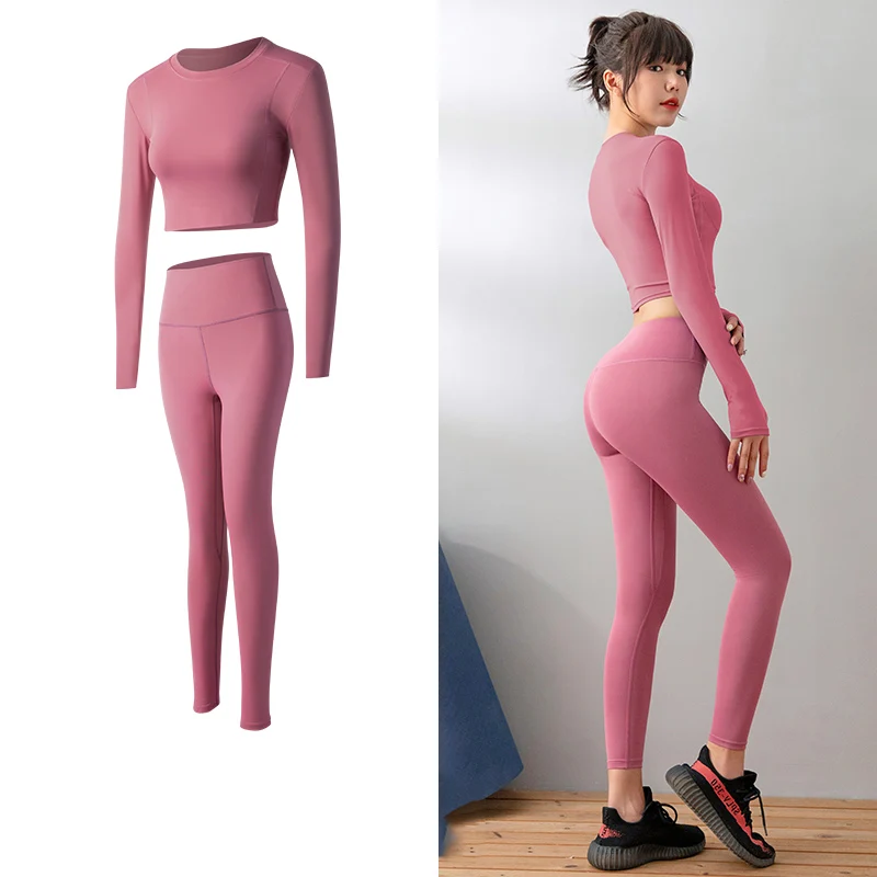 2PCS Seamless Women Yoga Set Workout Sportswear Gym Clothing Fitness Long Sleeve Crop Top High Waist Leggings Sports Suits Fashi
2PCS Seamless Women Yoga Set Workout Sportswear Gym Clothing Fitness Long Sleeve Crop Top High Waist Leggings Sports Suits Fashi