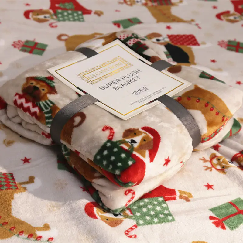 Christmas Blanket Dog Quality Printed Warm Flannel Blankets Bed Cover for Sleeping 127x152cm Leisure Coverings Dropshipping
Christmas Blanket Dog Quality Printed Warm Flannel Blankets Bed Cover for Sleeping 127x152cm Leisure Coverings Dropshipping