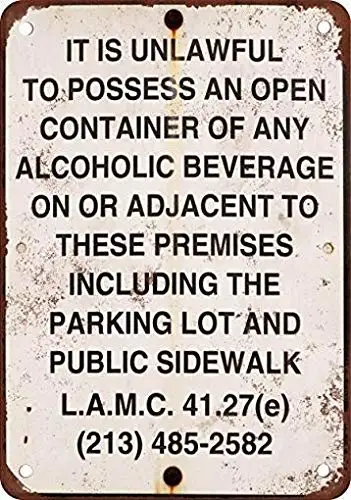 No Alcoholic Beverages Vintage Look Reproduction Metal Tin Sign 12x16 Inches
No Alcoholic Beverages Vintage Look Reproduction Metal Tin Sign 12x16 Inches