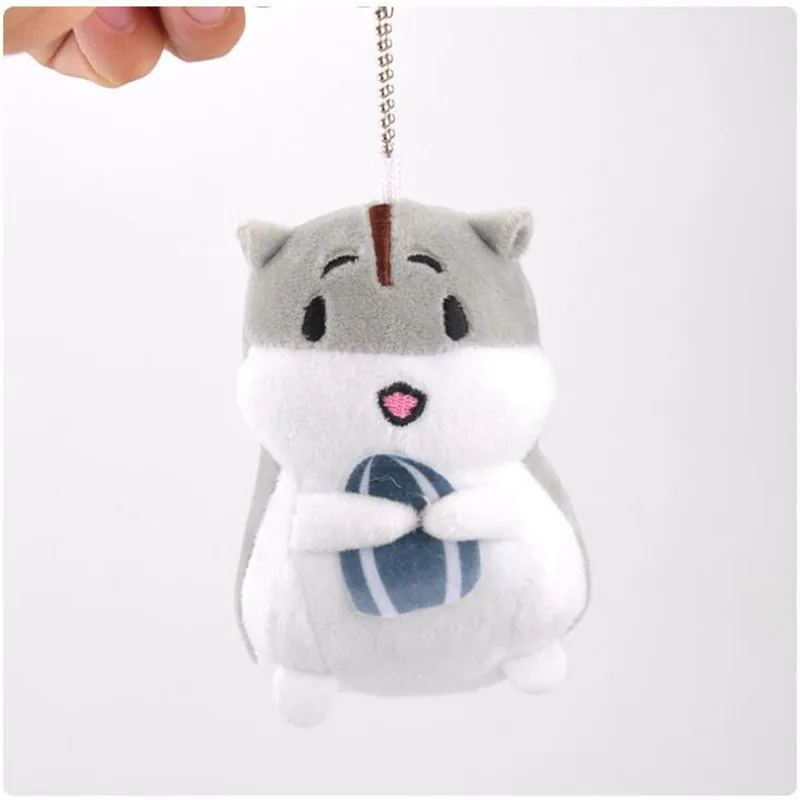 

Hamster Holding Melon Seeds Plush Pendant Toy Doll Market Clamshell Keychain 10Cm 3Colors wj04