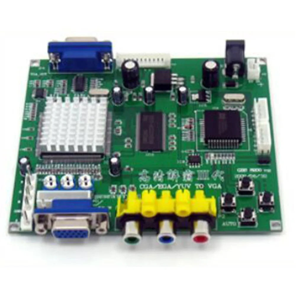 Плата преобразователя CGA EGA RGB в VGA HD видеопреобразователь плата выход игровая