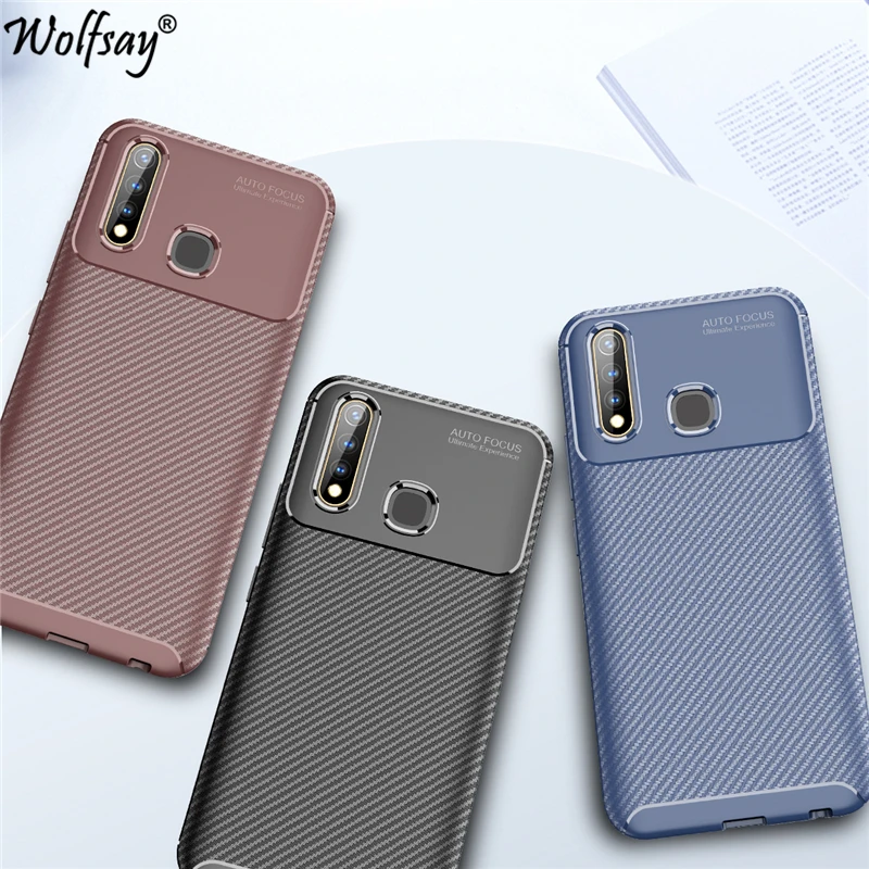 For Vivo Y19 Case 6.53 inch Bumper Silicone Anti-knock Carbon Fiber Shockproof Cover For Vivo Y19 Y5S U3 Z5i Case For Vivo Y19
For Vivo Y19 Case 6.53 inch Bumper Silicone Anti-knock Carbon Fiber Shockproof Cover For Vivo Y19 Y5S U3 Z5i Case For Vivo Y19