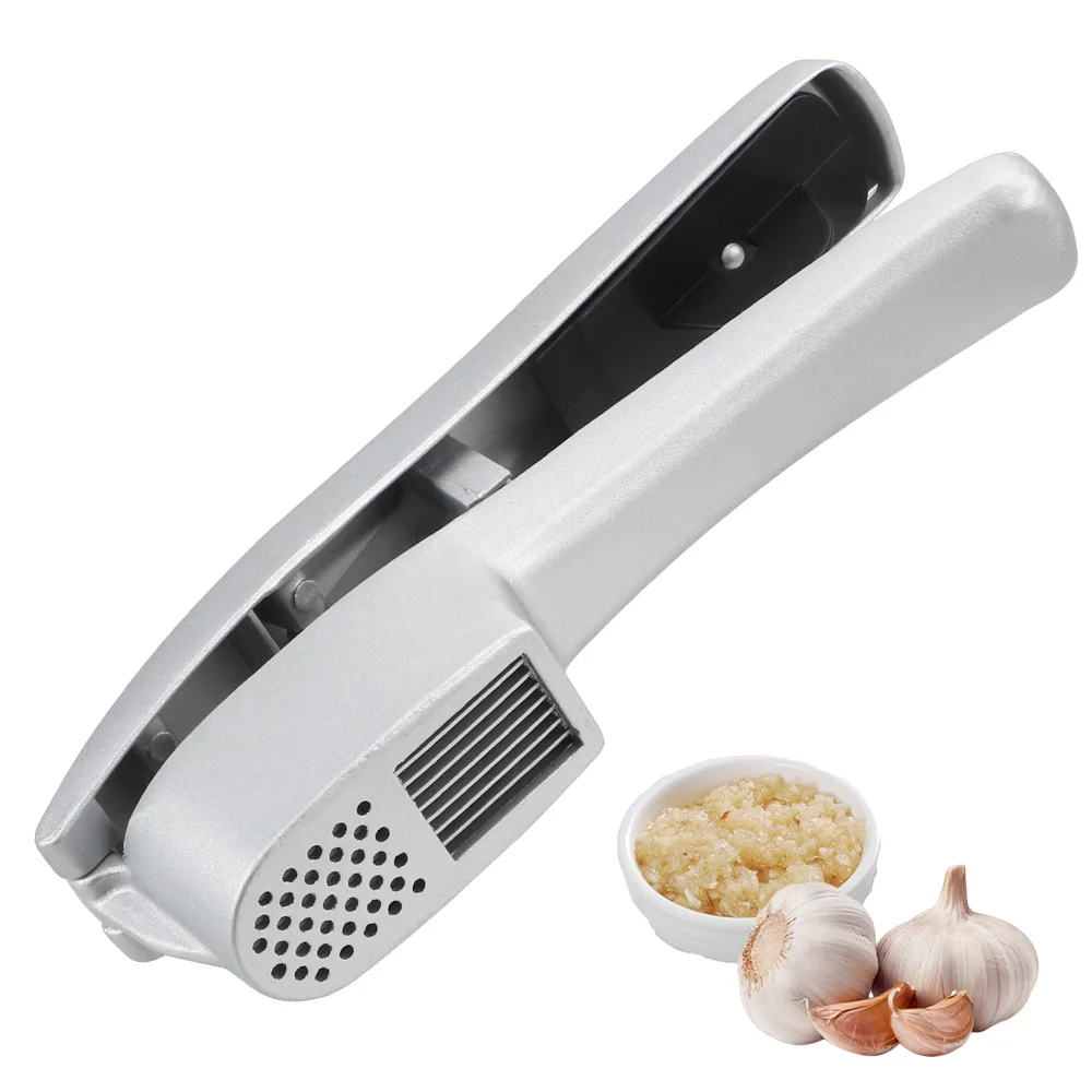 

NICEYARD Garlic Press Slicer 2 in 1 Manual Garlic Paste Tool Fruit & Vegetable Ginger Crusher Chopper Cutter