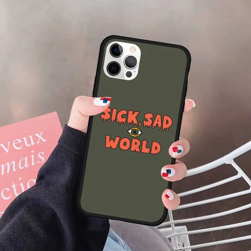Sick Sad World Phone Case For Iphone 5 5S SE 6 6s 7 8 plus X Xr XS 11 12 Mini Pro Max Cover Fundas Coque
Sick Sad World Phone Case For Iphone 5 5S SE 6 6s 7 8 plus X Xr XS 11 12 Mini Pro Max Cover Fundas Coque