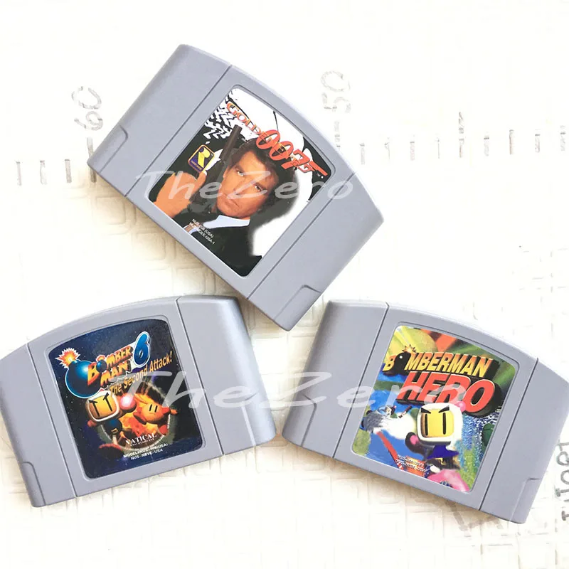 Видеоигра GoldenEye 007 серии Bomberman на английском языке для 64 бит консоли версии