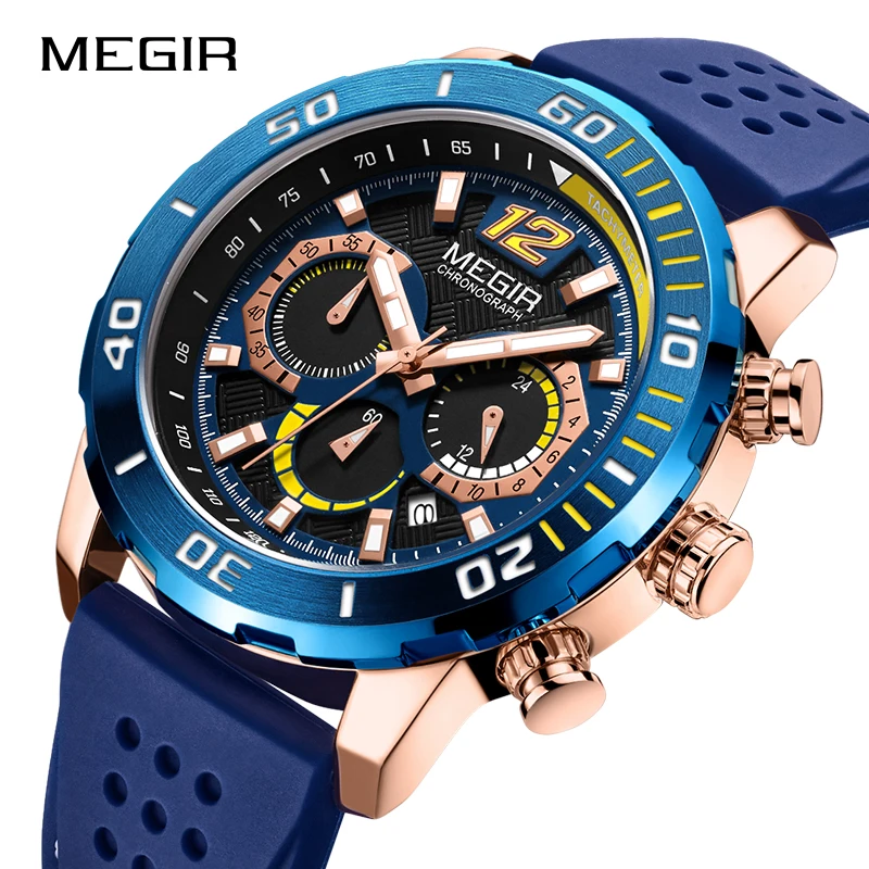 MEGIR Watches Mens 2021 Top Brand Luxury Waterproof Sports Men Watch Army Military Male Wristwatch 24 Hour Clock Reloj hombre
MEGIR Watches Mens 2021 Top Brand Luxury Waterproof Sports Men Watch Army Military Male Wristwatch 24 Hour Clock Reloj hombre