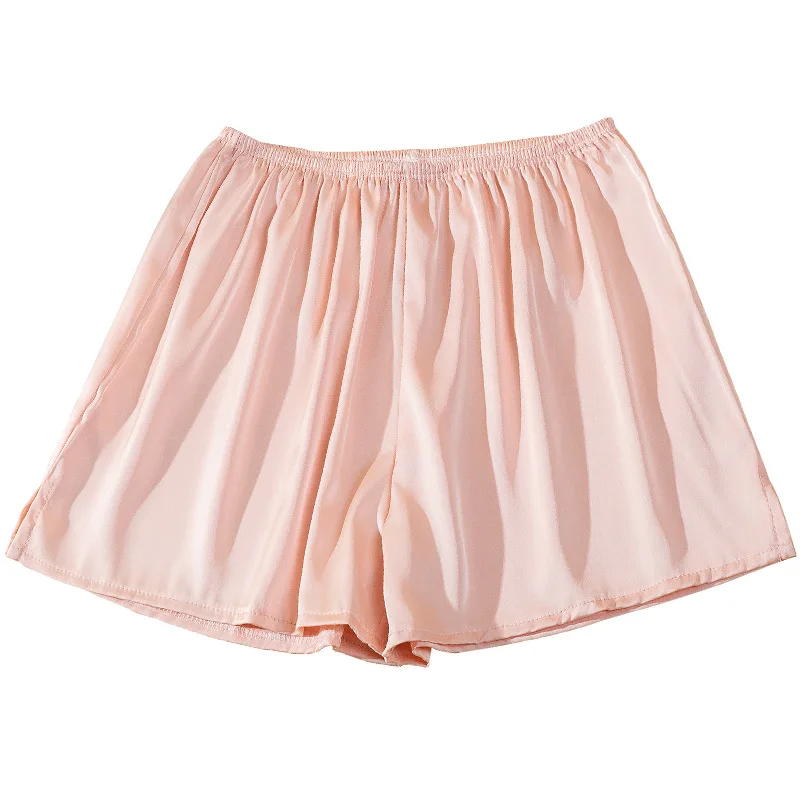Anti-failure summer thin loose ice silk insurance bottoming shorts large size new