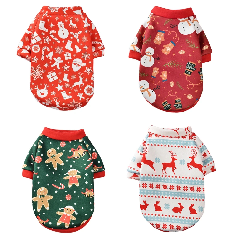 Fleece Dog Clothes Christmas Dog Cat Costume Pet Clothing Small Dog Cat Sweatshirt Puppy Pullover Chihuahua Yorkies Outfit
Fleece Dog Clothes Christmas Dog Cat Costume Pet Clothing Small Dog Cat Sweatshirt Puppy Pullover Chihuahua Yorkies Outfit