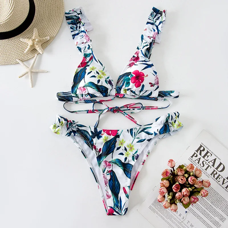 2020 New Fashion Leaf Green Print Sexy Split Low Waist Bikini S-m Size Split Swimsuit Women
2020 New Fashion Leaf Green Print Sexy Split Low Waist Bikini S-m Size Split Swimsuit Women