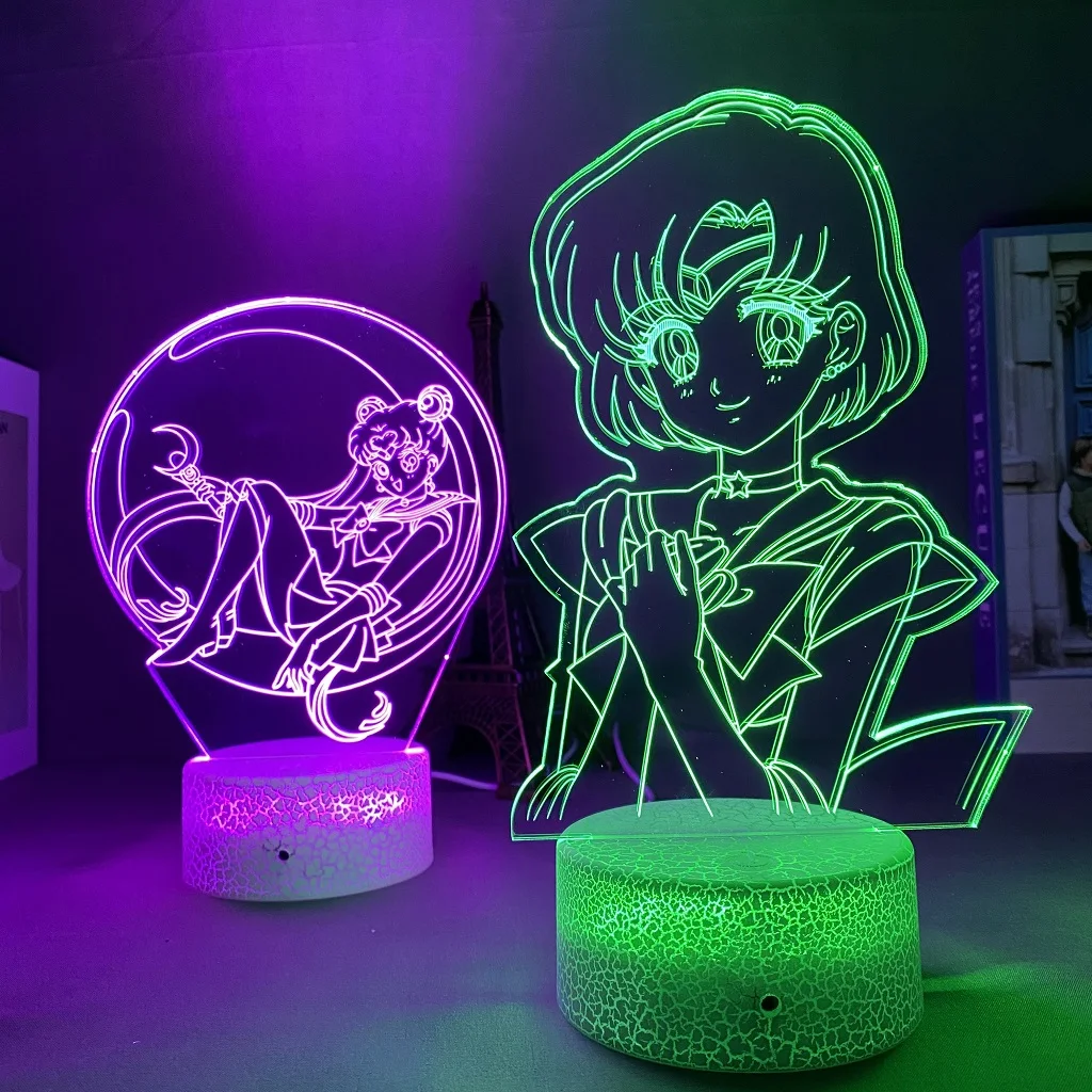 Sailor Moon For Home Anime Led Night Light Gift To Firend Manga Sailormoon Bedroom Decor Children's Room USB Wall Lamps 
Sailor Moon For Home Anime Led Night Light Gift To Firend Manga Sailormoon Bedroom Decor Children's Room USB Wall Lamps