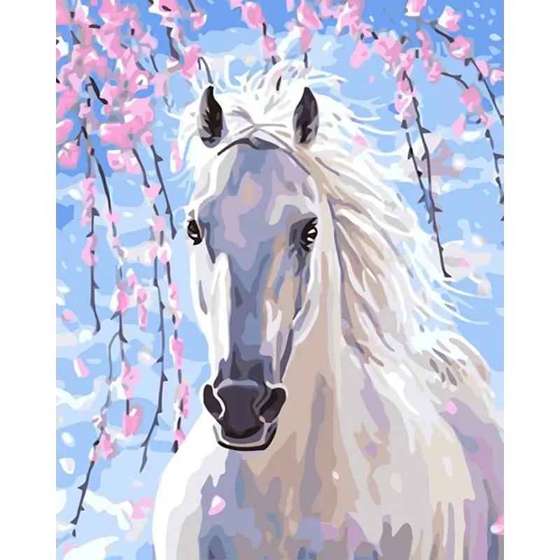 DIY Painting By Numbers Horse Oil Picture Paint Adults Color Canvas Drawing Coloring By Number Home Decor Gift 
DIY Painting By Numbers Horse Oil Picture Paint Adults Color Canvas Drawing Coloring By Number Home Decor Gift