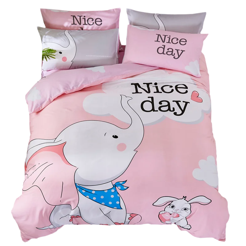 Nordic Printed Elegant Panda Dinosaur Bedding Set Kids Duvet Cover Set Cotton Soft Bed Set with BedSheet Bedlinen
Nordic Printed Elegant Panda Dinosaur Bedding Set Kids Duvet Cover Set Cotton Soft Bed Set with BedSheet Bedlinen