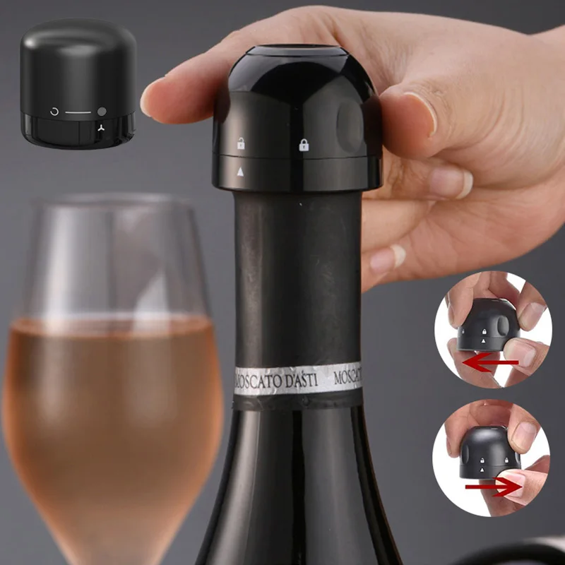 Vacuum Red Wine Bottle Cap Stopper Mini Silicone Sealed Champagne Bottle Stopper Reusable Retain Freshness Wine Plug Bar Tools
Vacuum Red Wine Bottle Cap Stopper Mini Silicone Sealed Champagne Bottle Stopper Reusable Retain Freshness Wine Plug Bar Tools