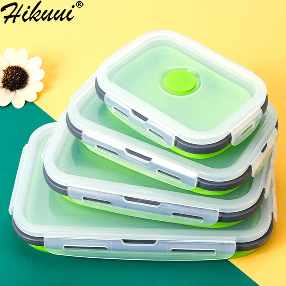4 Pcs Silicone Lunch Box Portable Bowl Colorful Collapsible Food Box Lunch Box 350/500/800/1200ml Environmental Protection
4 Pcs Silicone Lunch Box Portable Bowl Colorful Collapsible Food Box Lunch Box 350/500/800/1200ml Environmental Protection