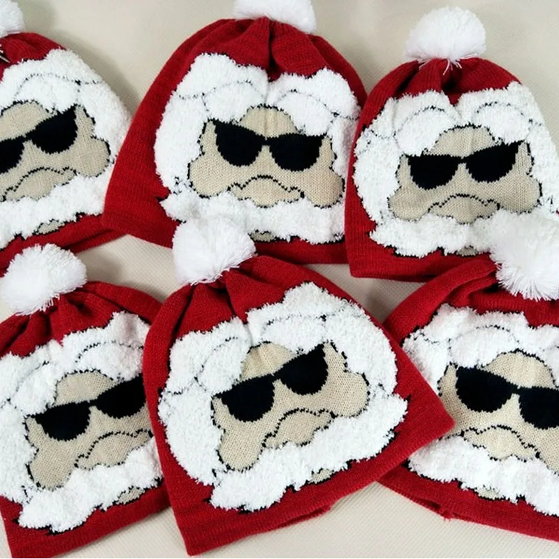 10pcs Adults Warm Santa Claus Red Wool Plush Ball Sunglasses Cap Gift Supplies Knitted Hats Christmas
10pcs Adults Warm Santa Claus Red Wool Plush Ball Sunglasses Cap Gift Supplies Knitted Hats Christmas