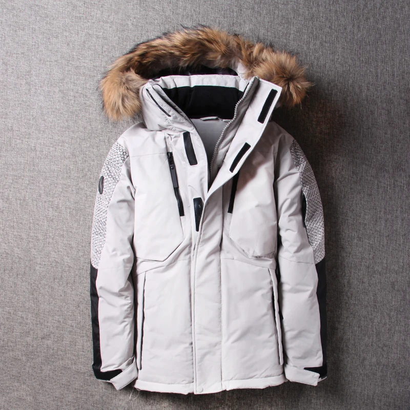 Winter 2020 Thick Warm Down Jacket Casual Long White Duck Down Coats with Hooded Natural Raccoon -35 Degree Outwear
Winter 2020 Thick Warm Down Jacket Casual Long White Duck Down Coats with Hooded Natural Raccoon -35 Degree Outwear