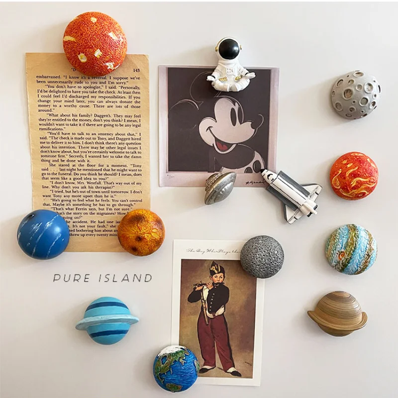 8 Planet & 1 Moon Magnetic Sticker Astronaut Refrigerator Magnet 3D Creative Fridge Magnet Home Decoration Space Shuttle Magnet
8 Planet & 1 Moon Magnetic Sticker Astronaut Refrigerator Magnet 3D Creative Fridge Magnet Home Decoration Space Shuttle Magnet