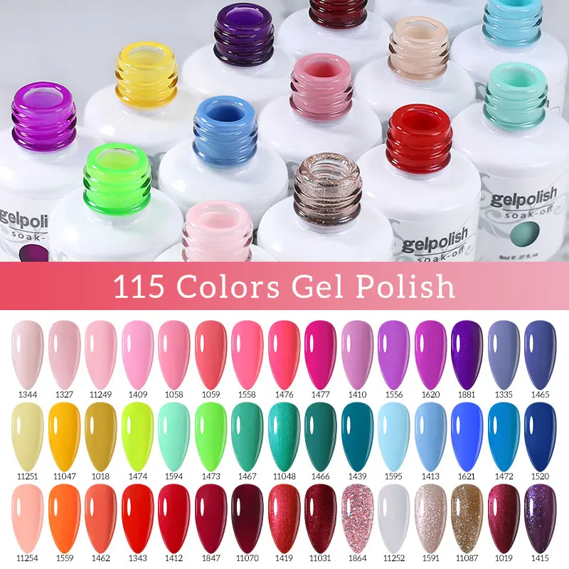 Arte Clavo 8ml Gel Nail Polish Long Lasting Soak Off UV LED Gel Varnish Enamel Top Base Coat All For Manicure Shiny 115 Colors
Arte Clavo 8ml Gel Nail Polish Long Lasting Soak Off UV LED Gel Varnish Enamel Top Base Coat All For Manicure Shiny 115 Colors