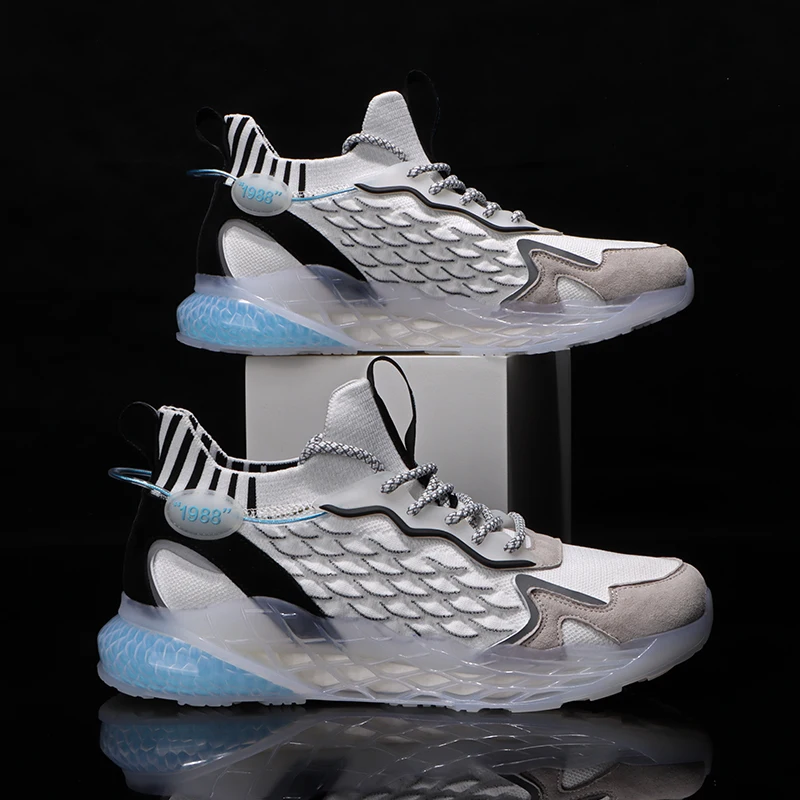 New Arrival Fish Scales Sneakers For Men Breathable Running Shoes Antiskid Damping Sports Shoes Outdoor Jogging Shoes Zapatillas
New Arrival Fish Scales Sneakers For Men Breathable Running Shoes Antiskid Damping Sports Shoes Outdoor Jogging Shoes Zapatillas