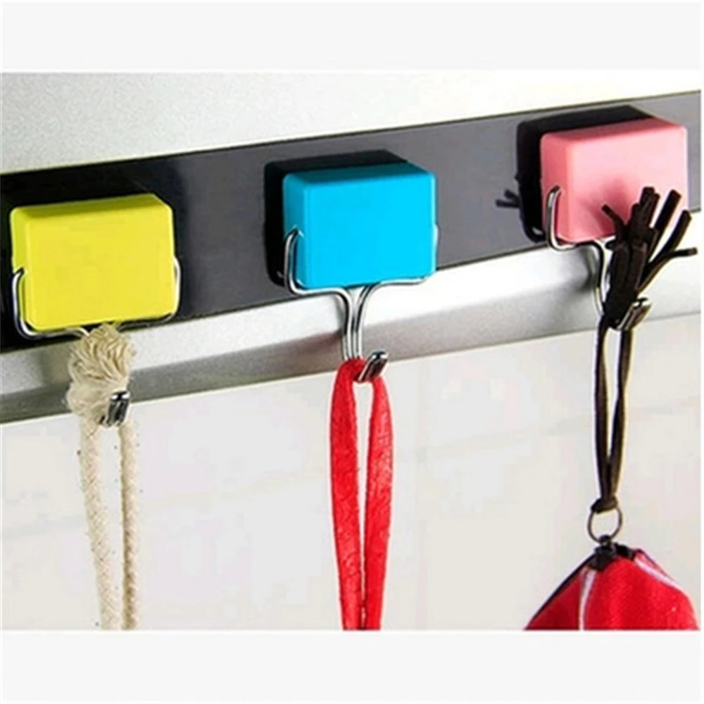 New Nail-free Magic Magnetic Suction Cup Hook Multifunction Kitchen Storage Hook Reusable Strong Magnetic Hook Storage Rack
New Nail-free Magic Magnetic Suction Cup Hook Multifunction Kitchen Storage Hook Reusable Strong Magnetic Hook Storage Rack