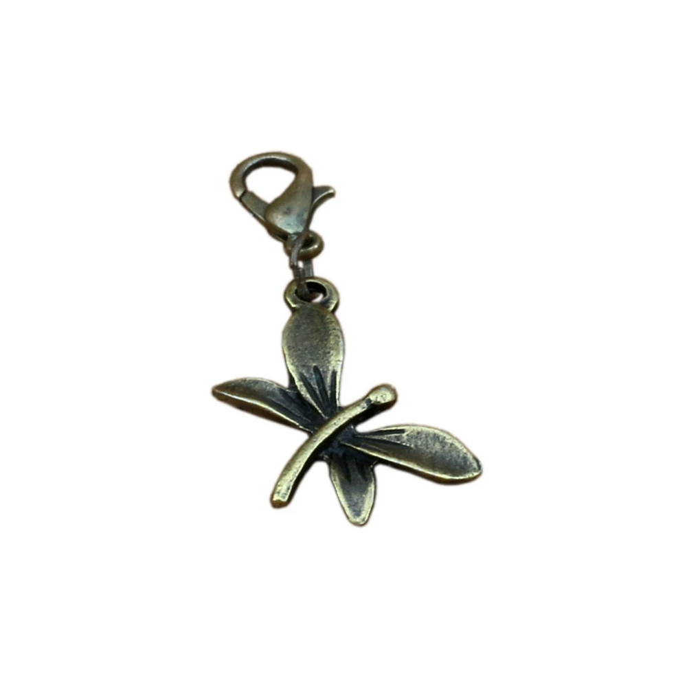 100Pcs Antique Bronze Dragonfly Charms Bead With Lobster Clasp Fit Charm Bracelet Jewelry DIY 20x37mm A-316b
100Pcs Antique Bronze Dragonfly Charms Bead With Lobster Clasp Fit Charm Bracelet Jewelry DIY 20x37mm A-316b