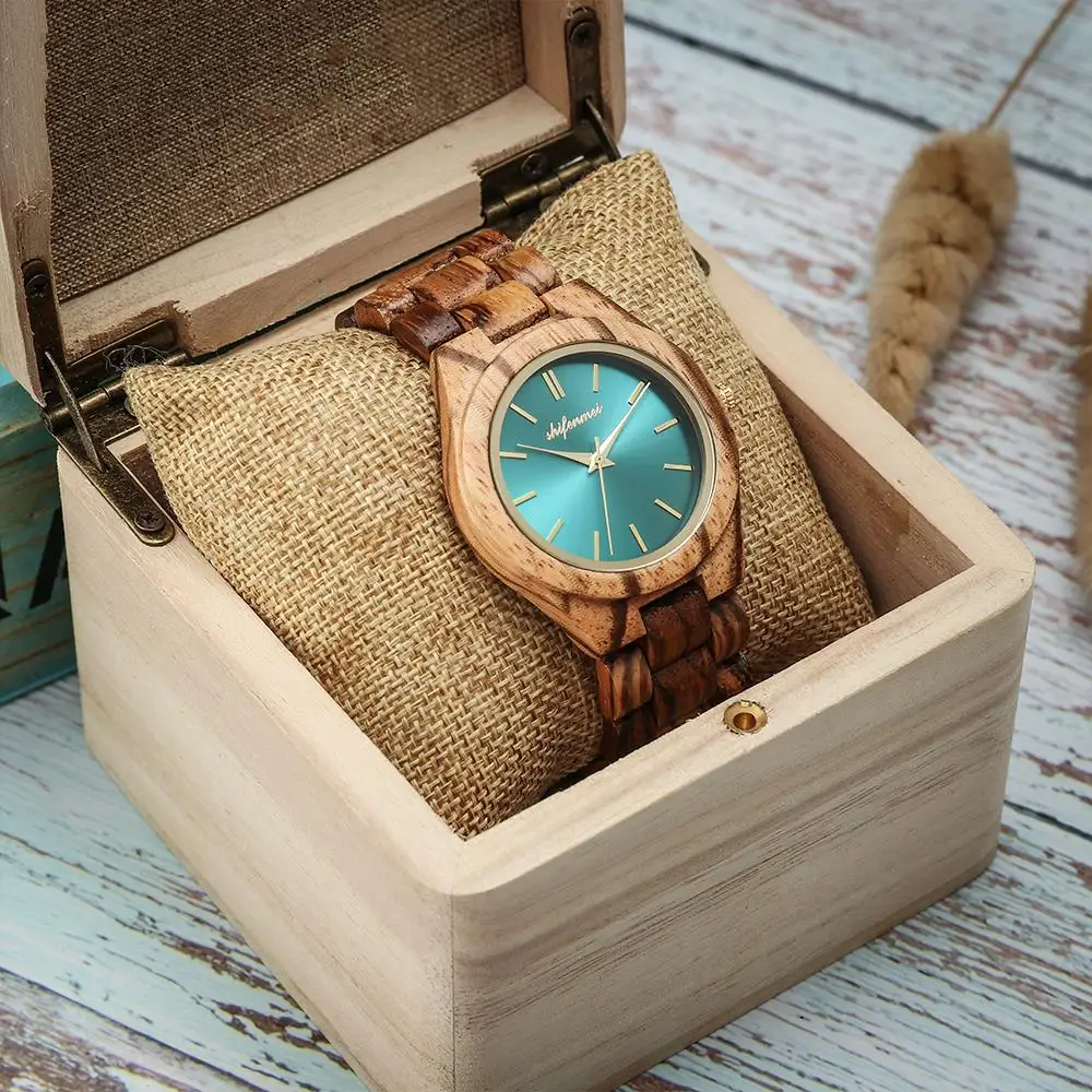 Shifenmei Watches Women Wood Watch Quartz Ladies Clock Top Luxury Brand Wooden Timepiece Female Relogio Feminino Customized Gift
Shifenmei Watches Women Wood Watch Quartz Ladies Clock Top Luxury Brand Wooden Timepiece Female Relogio Feminino Customized Gift
