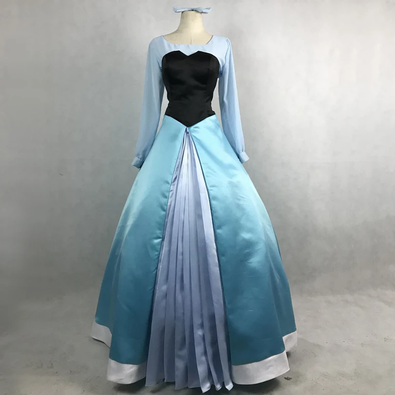 Cartoon Mermaid Cosplay Costume Princess Ariel Dress With Bow Fancy Halloween Ball Gown Dresses For Adult Women
Cartoon Mermaid Cosplay Costume Princess Ariel Dress With Bow Fancy Halloween Ball Gown Dresses For Adult Women