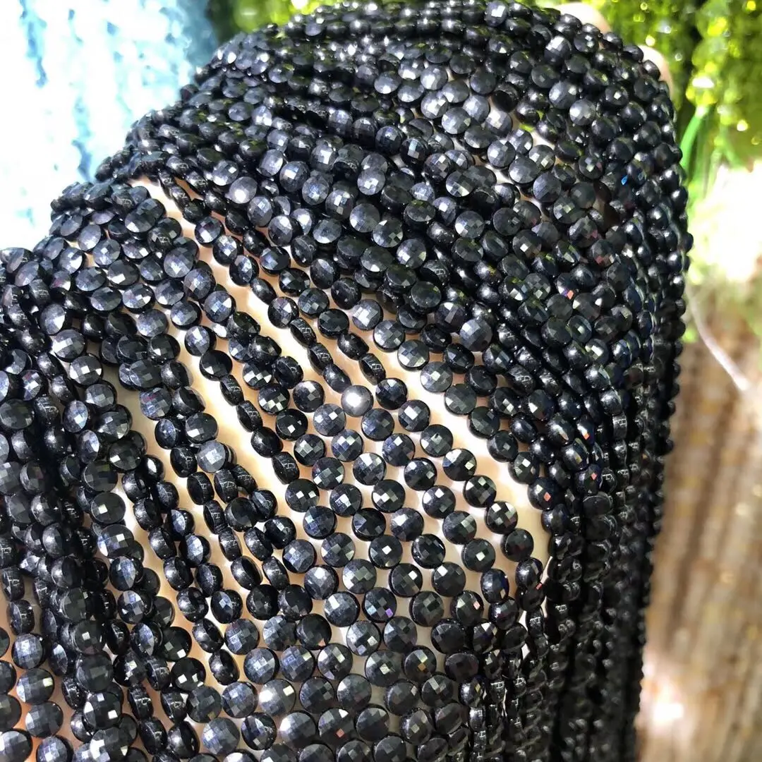 Natural Black Spinels Stone Beads 4mm Round Faceted Loose Beads for DIY Necklace Bracelet Jewelry Making Accessories
Natural Black Spinels Stone Beads 4mm Round Faceted Loose Beads for DIY Necklace Bracelet Jewelry Making Accessories