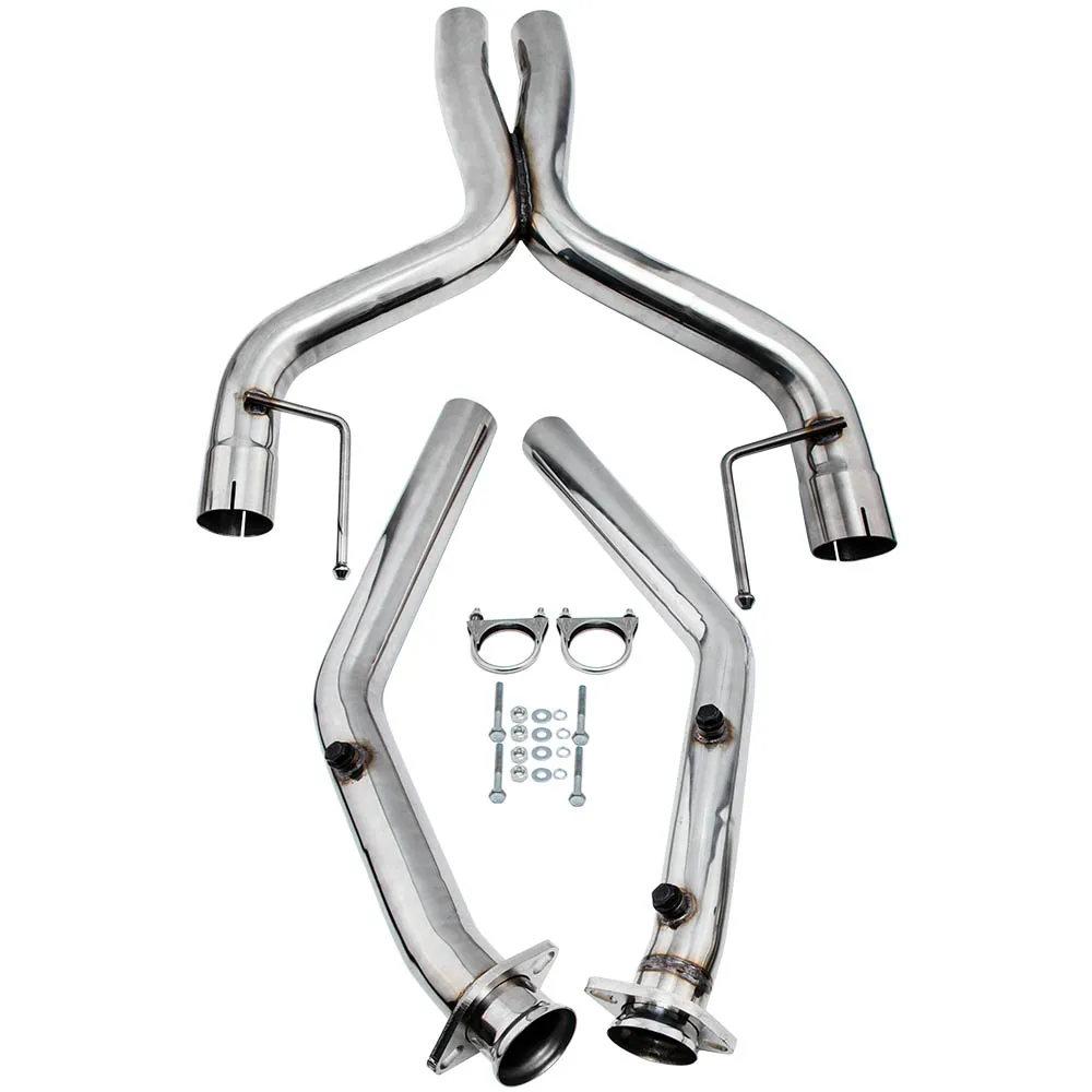 1 Set Stainless Steel 2.5"od Catback Exhaust x-pipe kit for ford mustang 4.6l V8 2005-2010
1 Set Stainless Steel 2.5"od Catback Exhaust x-pipe kit for ford mustang 4.6l V8 2005-2010