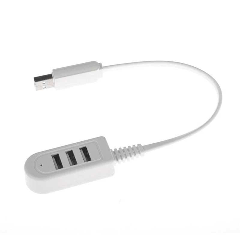 High Speed 3 Ports USB 2.0 Hub Extension Splitter for Laptop PC Computer Charger
High Speed 3 Ports USB 2.0 Hub Extension Splitter for Laptop PC Computer Charger
