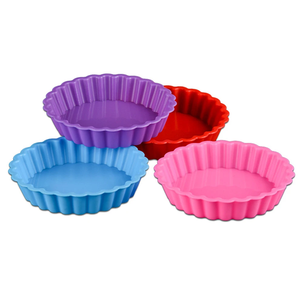 New 1pc Flower Shape Non-stick Egg Tart Mould Silicone Mini Tart Pans Cupcake Reusable Egg Tart Tartlet Baking Mold Muffin Cup
New 1pc Flower Shape Non-stick Egg Tart Mould Silicone Mini Tart Pans Cupcake Reusable Egg Tart Tartlet Baking Mold Muffin Cup