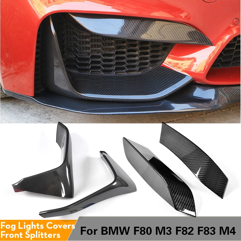 Разветвитель губ переднего и заднего бампера из углеродного волокна флаги для BMW