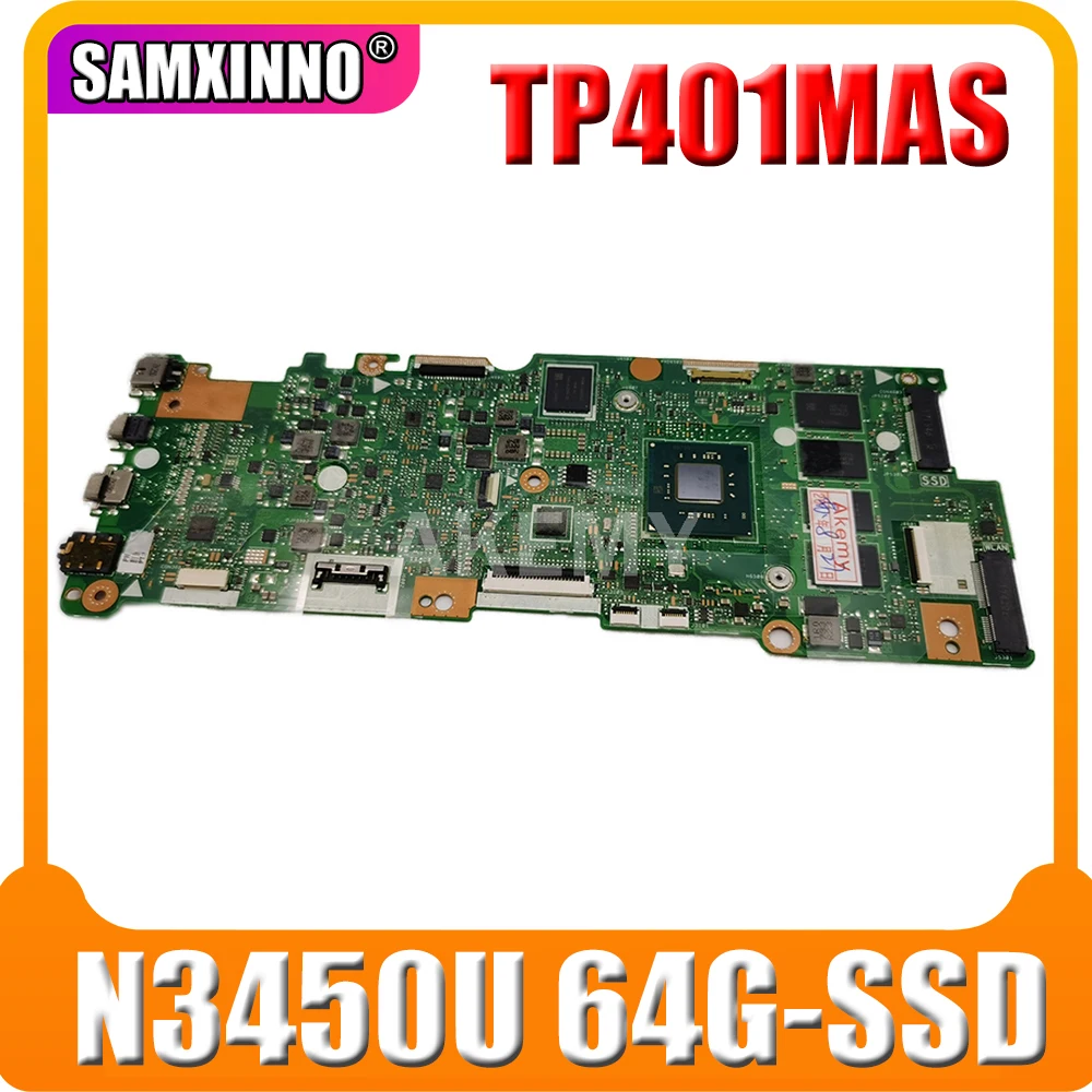 Новая материнская плата SAMXINNO TP401MAS 4 Гб RAM/N3450U 64G-SSD для Asus Vivobook Flip TP401NA TP401N TP401MA TP401M Laotop
Новая материнская плата SAMXINNO TP401MAS 4 Гб RAM/N3450U 64G-SSD для Asus Vivobook Flip TP401NA TP401N TP401MA TP401M Laotop