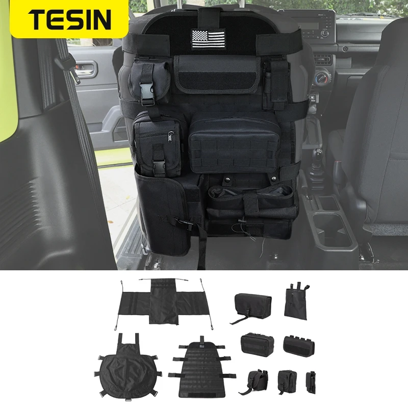 TESIN Stowing Tidying For Jimny JB74 Multifunction Car Seat Organization Storage Bag Accessoroies For Suzuki Jimny 2019-2021
TESIN Stowing Tidying For Jimny JB74 Multifunction Car Seat Organization Storage Bag Accessoroies For Suzuki Jimny 2019-2021