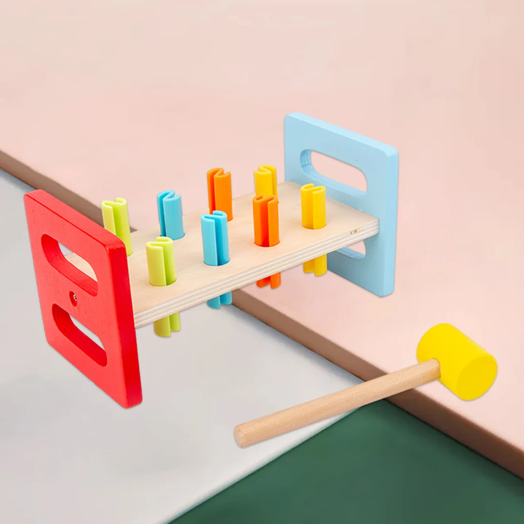 Wooden Hammering Pounding Toys Educational Playsets Hand Eye Coordination Pile Driving Platform for Kids Children
Wooden Hammering Pounding Toys Educational Playsets Hand Eye Coordination Pile Driving Platform for Kids Children