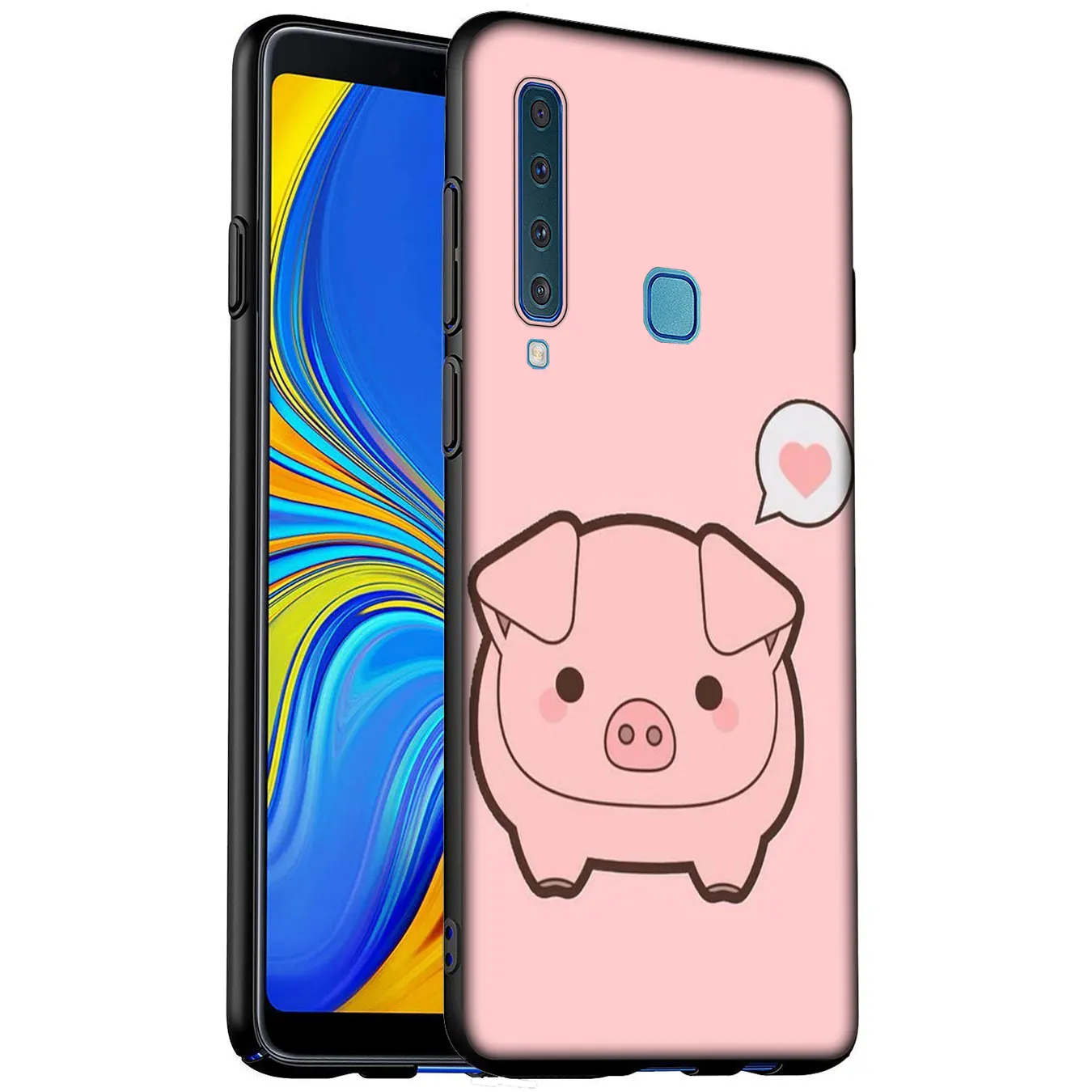Забавный Милый Мягкий силиконовый чехол для телефона Samsung Galaxy A6 A7 A8 A9 2018 A3 A5 2016 2017