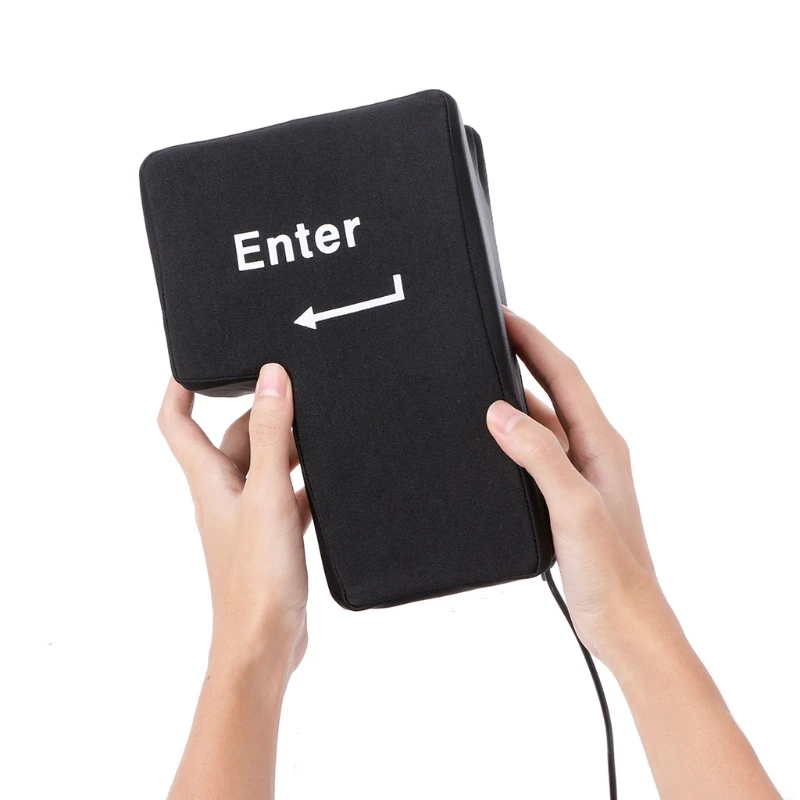 Big Enter Supersized Key USB Pillow Office Desktop Travel Nap For Anti Stress Relief
Big Enter Supersized Key USB Pillow Office Desktop Travel Nap For Anti Stress Relief