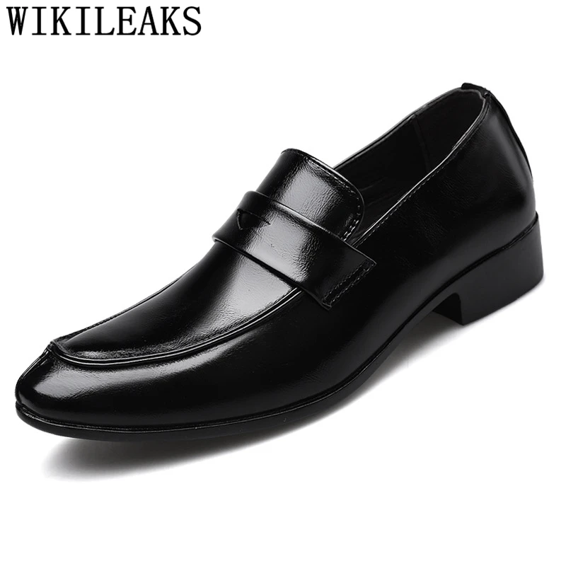 Slip Dress Office Shoes Men Classic Luxury Plus Size Dress Men Formal Shoes Italian Brand Loafers Mens Dress Shoes Erkek Ayakkab
Slip Dress Office Shoes Men Classic Luxury Plus Size Dress Men Formal Shoes Italian Brand Loafers Mens Dress Shoes Erkek Ayakkab