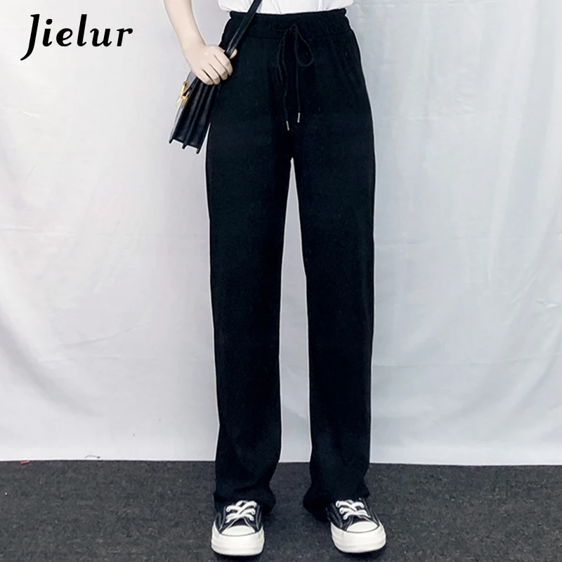 Jielur Femme Trousers Loose Women Pants Black Slim Roupas Korean Elastic Waist New Chic Pantalon Summer Pants S-5XL Solid Color
Jielur Femme Trousers Loose Women Pants Black Slim Roupas Korean Elastic Waist New Chic Pantalon Summer Pants S-5XL Solid Color
