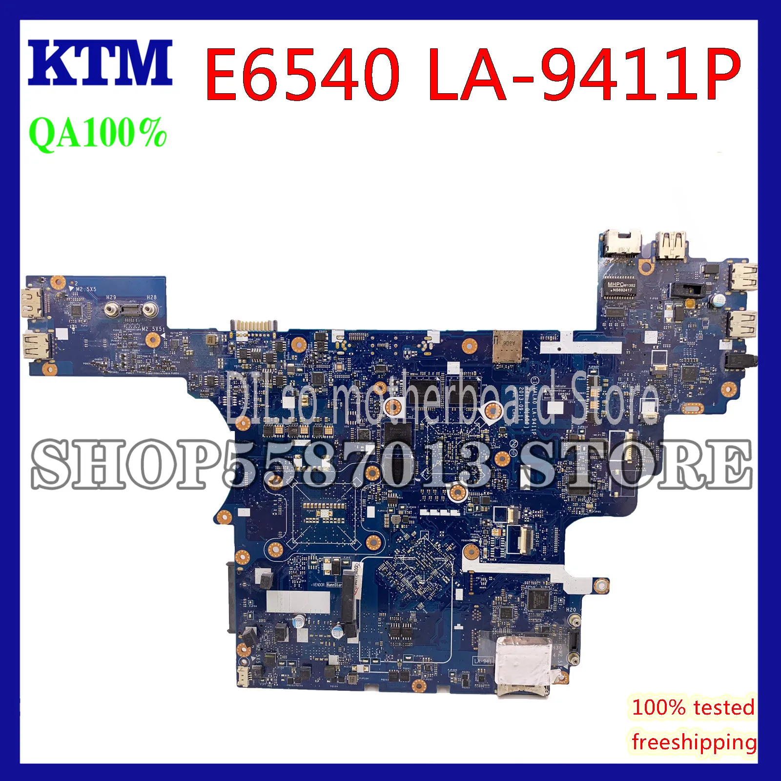 KEFU VALA0 LA-9411P FOR Dell Latitude E6540 Laptop Motherboard HM87 PGA947 DDR3L HD 8790M 2GB 100% Tested original work
KEFU VALA0 LA-9411P FOR Dell Latitude E6540 Laptop Motherboard HM87 PGA947 DDR3L HD 8790M 2GB 100% Tested original work