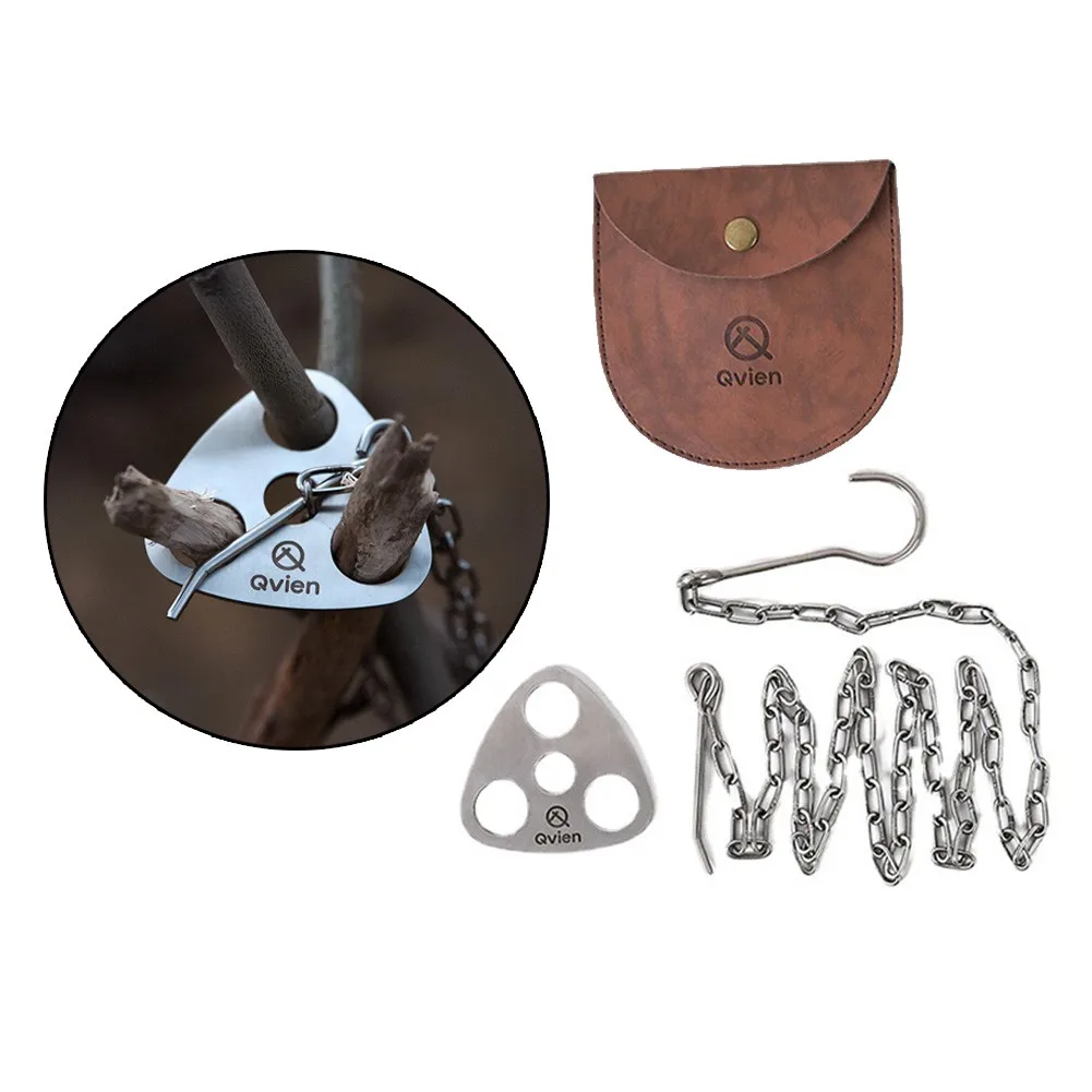Outdoor Camping Tripod With Pu Bag Portable Cooking Campfire Pot Holder Hook Picnic Durable For Camping Picnic Bonfire Party
Outdoor Camping Tripod With Pu Bag Portable Cooking Campfire Pot Holder Hook Picnic Durable For Camping Picnic Bonfire Party